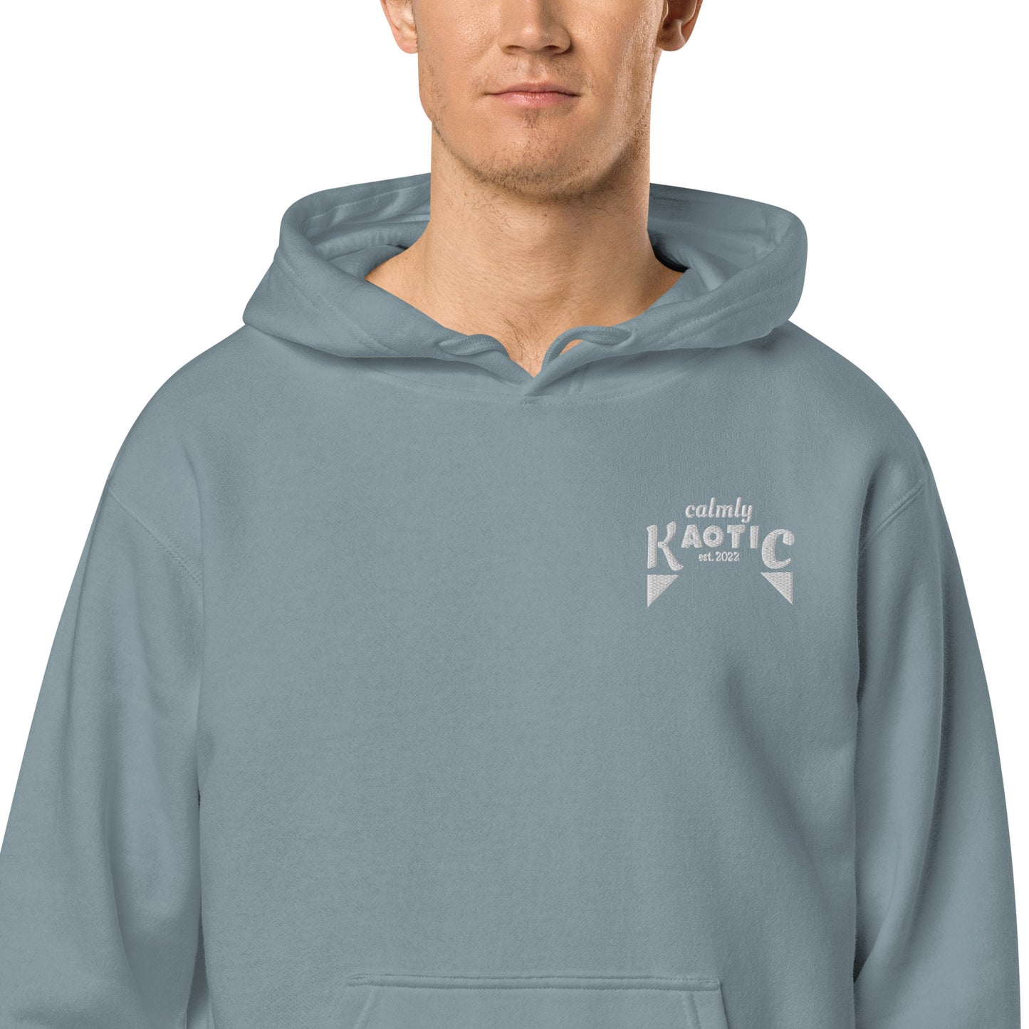 Unisex pigment-dyed hoodie