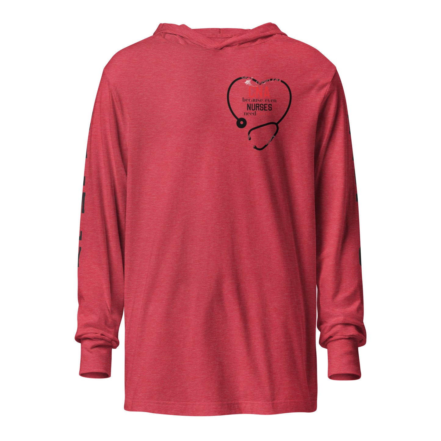 Hooded long-sleeve tee