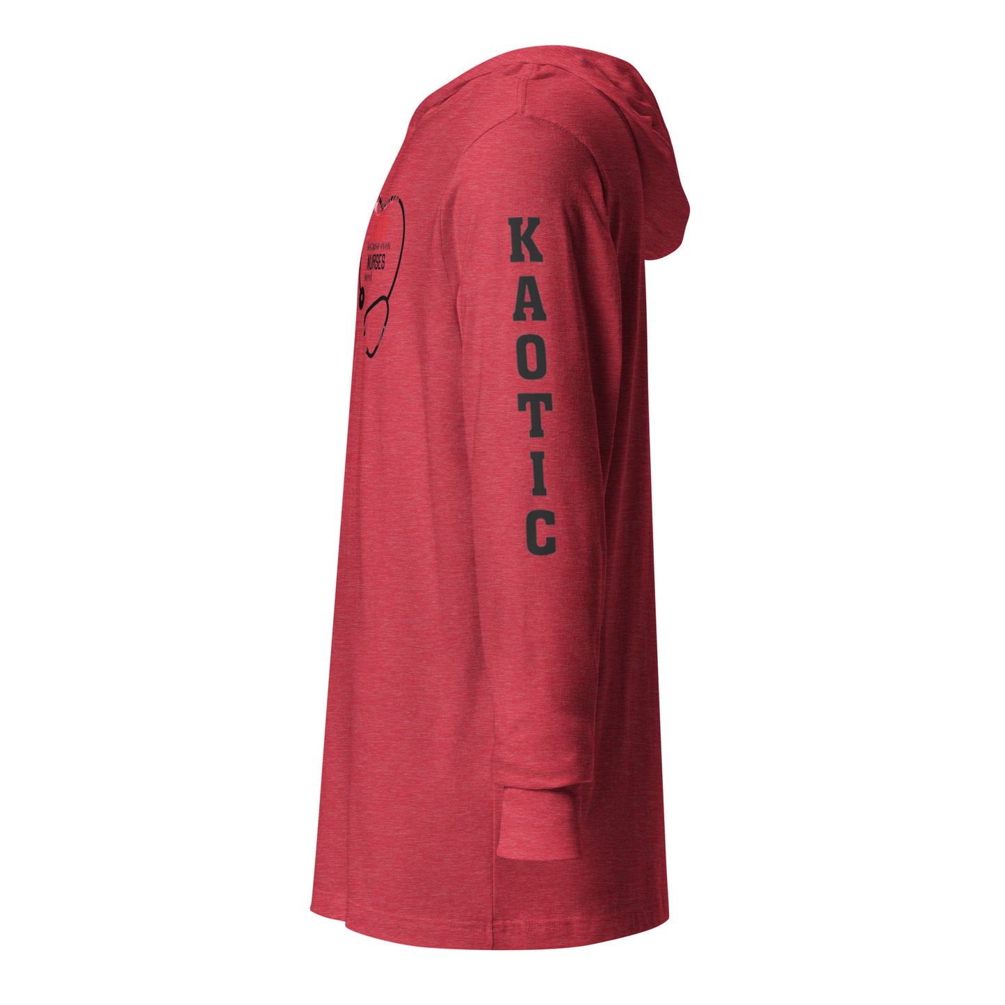 Hooded long-sleeve tee
