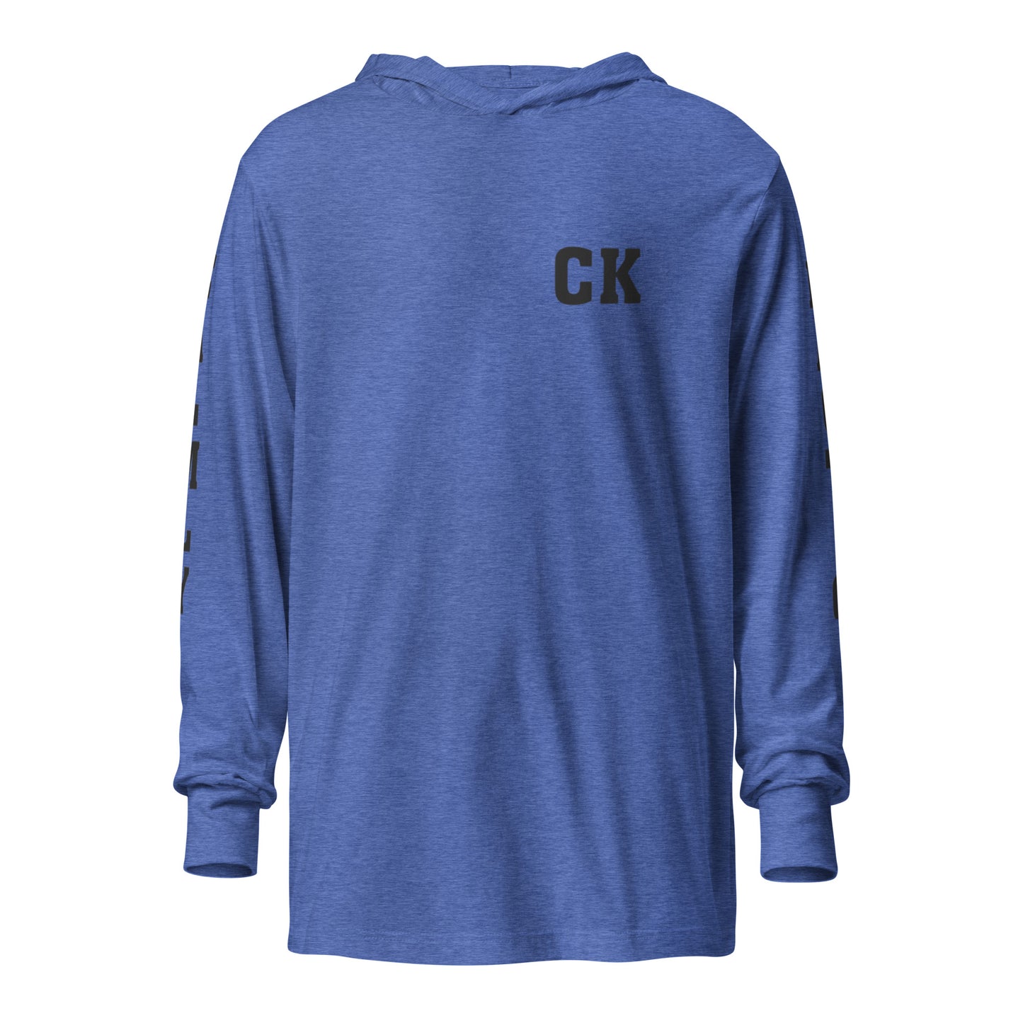 Hooded long-sleeve tee