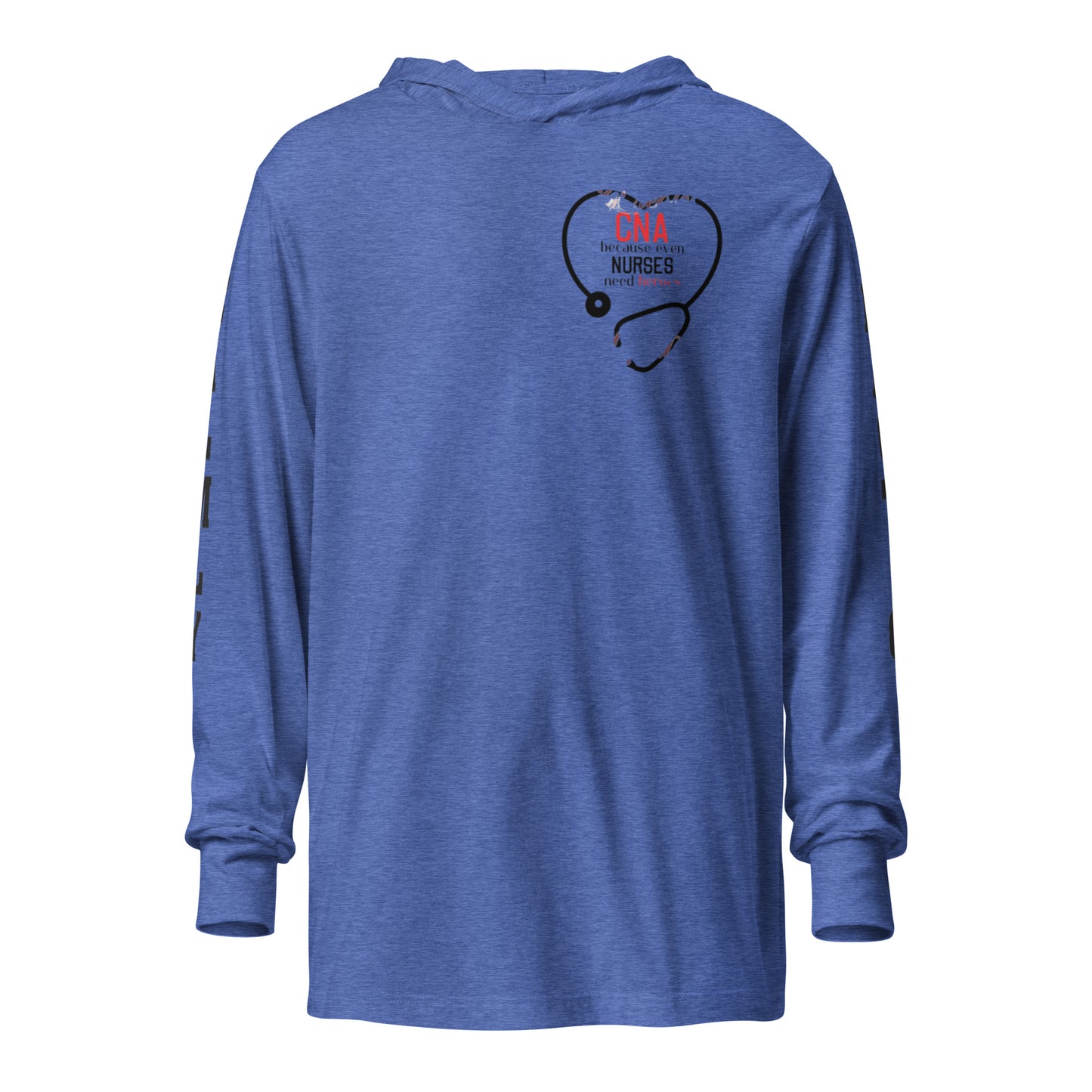 Hooded long-sleeve tee
