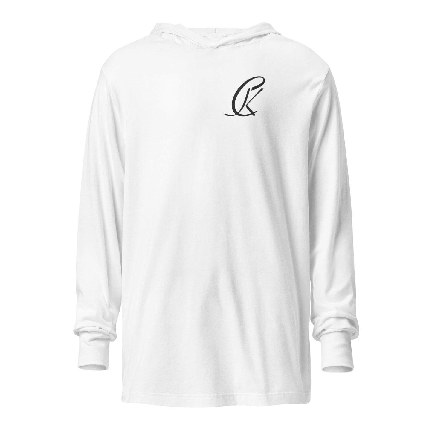 Hooded long-sleeve tee