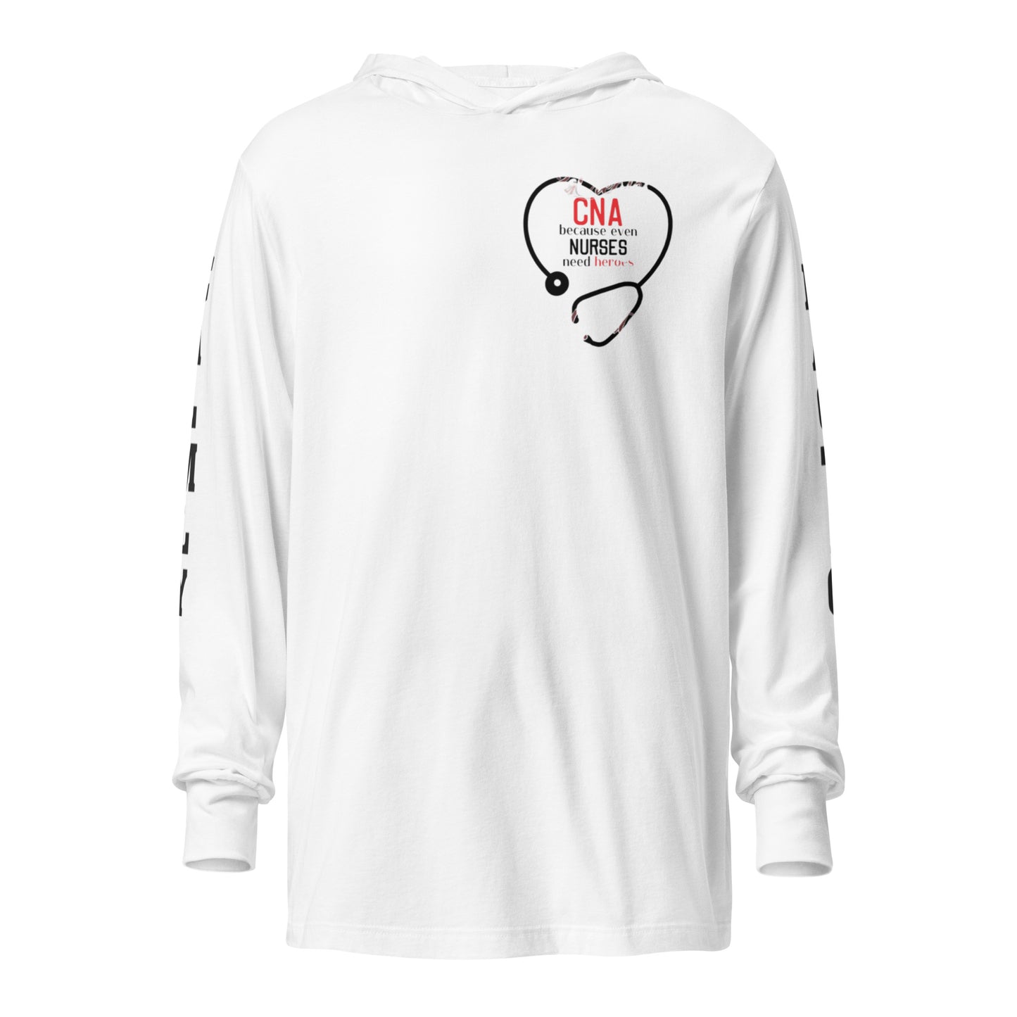 Hooded long-sleeve tee